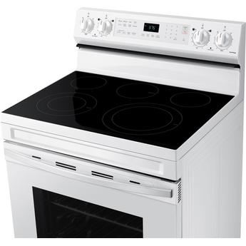 Samsung NE63A6511SW White Electric Freestanding Range, in White — thumbnail 4