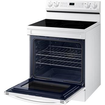 Samsung NE63A6511SW White Electric Freestanding Range, in White — thumbnail 5