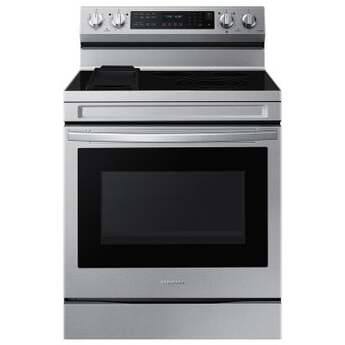 Samsung Smart Freestanding Electric Range 6.3 Cu. Ft. With Air Fry, Convection+, And Griddle: Stainless Steel