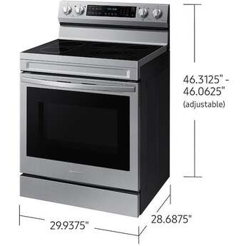 Samsung Smart Freestanding Electric Range 6.3 Cu. Ft. With Air Fry, Convection+, And Griddle: Stainless Steel — thumbnail 26