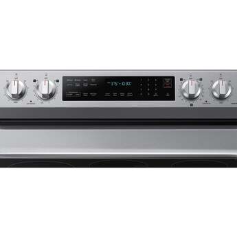 Samsung Smart Freestanding Electric Range 6.3 Cu. Ft. With Air Fry, Convection+, And Griddle: Stainless Steel — thumbnail 4