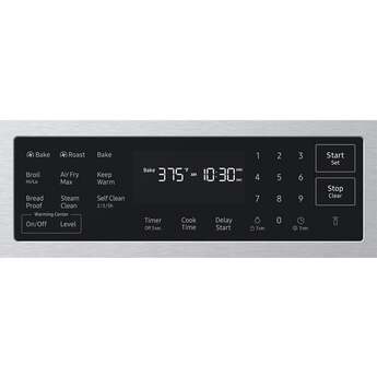 Samsung 30 Inch 6.3 Cu. Ft. Electric Slide-In Range With Convection And Air Fry Max: Stainless Steel — thumbnail 2
