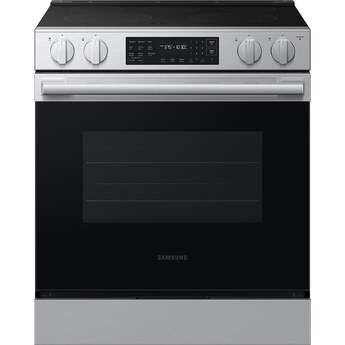 Samsung 30 Inch 6.3 Cu. Ft. Electric Slide-In Range With Convection And Air Fry Max: Stainless Steel — thumbnail 3