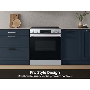 Samsung 30 Inch 6.3 Cu. Ft. Electric Slide-In Range With Convection And Air Fry Max: Stainless Steel — thumbnail 6