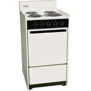 Summit SEM111C 20 Inch Bisque Electric  Freestanding Range