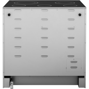 Thor ARE Series 36 Inch Freestanding Professional Electric Range with 5 Elements, 6 cu. ft. Oven Capacity, Black Glass Top, LED Display Screen, and Convection Fan: Stainless Steel — thumbnail 5