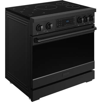 Thor 36 Inch Induction Range: Black — thumbnail 3