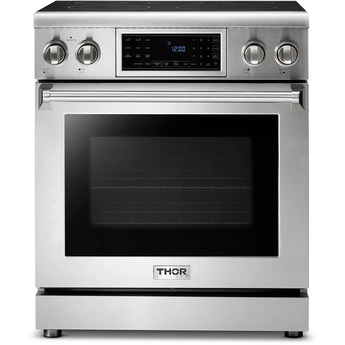 Thor 30 Inch Tilt Panel Electric Range TRE Series: Stainless Steel