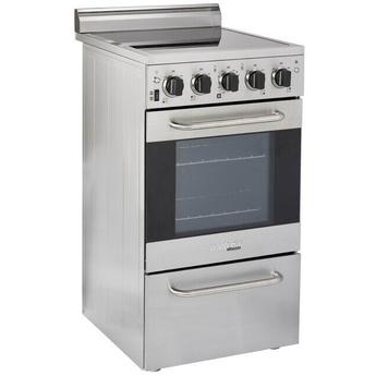 Unique UGP20VECSS Prestige Series 20 Inch Electric Freestanding Range in Stainless Steel — thumbnail 2
