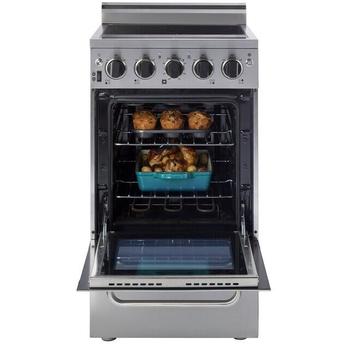 Unique UGP20VECSS Prestige Series 20 Inch Electric Freestanding Range in Stainless Steel — thumbnail 3