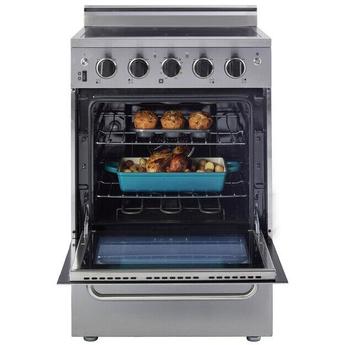 Unique UGP24VECSS Prestige Series 24 Inch Electric Freestanding Range in Stainless Steel — thumbnail 3