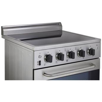 Unique UGP24VECSS Prestige Series 24 Inch Electric Freestanding Range in Stainless Steel — thumbnail 4