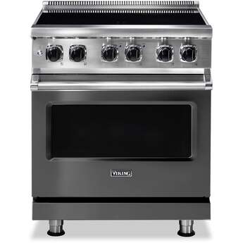 Viking VIR53024BDG 30 Inch Damascus Grey Induction Electric Freestanding Range