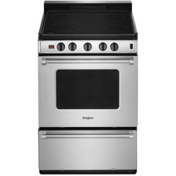 Whirlpool Wfe500m4hs 24 Inch Stainless Steel Electric Freestanding