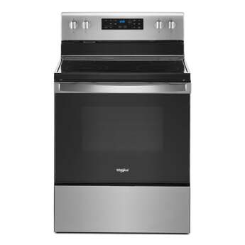 Whirlpool 30" Fingerprint Resistant Stainless Steel Electric Smoothtop Range