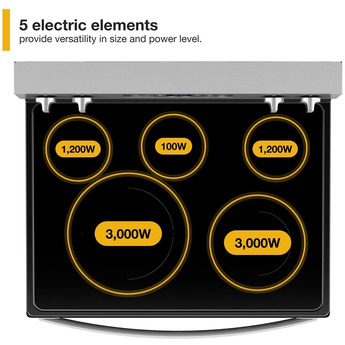 Whirlpool WFE550S0LZ 30 Inch Electric Freestanding Range — thumbnail 15