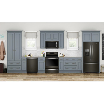 Whirlpool 30" Black Stainless Steel Electric Smoothtop Range with Self Clean - Convection — thumbnail 2