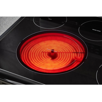 Whirlpool 30" Black Stainless Steel Electric Smoothtop Range with Self Clean - Convection — thumbnail 3