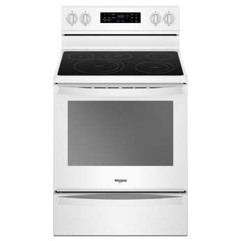 Whirlpool 30" White Electric Range - Convection