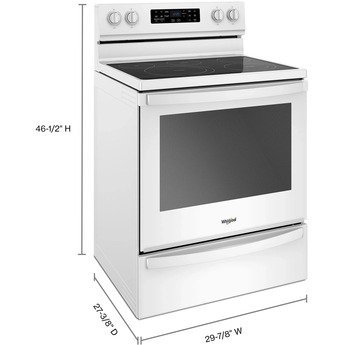 Whirlpool 30" White Electric Range - Convection — thumbnail 15