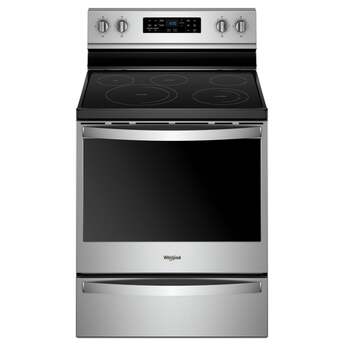 Whirlpool 30" Fingerprint Resistant Stainless Steel Electric Range - Convection