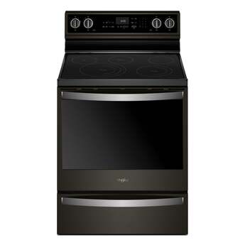 Whirlpool 30" Black Stainless Steel Electric Smoothtop Range - Convection