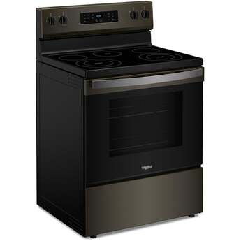 Whirlpool 30-inch Electric Range with Steam Clean: Fingerprint-Resistant Black Stainless Steel — thumbnail 11