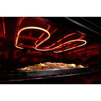 Whirlpool 30-inch Electric Range with Steam Clean: Fingerprint-Resistant Black Stainless Steel — thumbnail 2