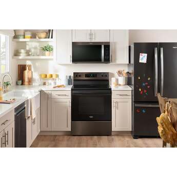 Whirlpool 30-inch Electric Range with Steam Clean: Fingerprint-Resistant Black Stainless Steel — thumbnail 26