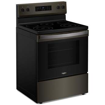 Whirlpool 30-inch Electric Range with Steam Clean: Fingerprint-Resistant Black Stainless Steel — thumbnail 45