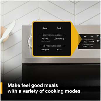 Whirlpool 30 Inch Energy Star Electric Range With Air Cookingtechnology, No Preheat Air Fry And Air Baking And Self Clean: Fingerprint Resistant Black Stainless Steel — thumbnail 11