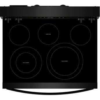 Whirlpool 30 Inch Electric Range with Air Cooking Technology: Black — thumbnail 11