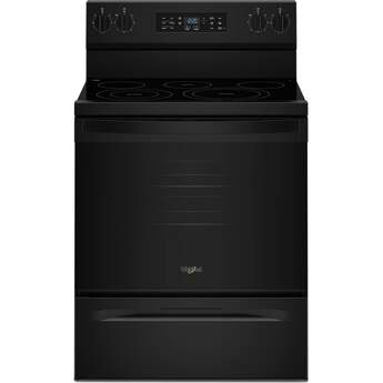 Whirlpool 30 Inch Electric Range with Air Cooking Technology: Black — thumbnail 12