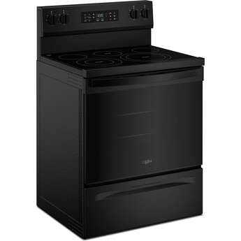 Whirlpool 30 Inch Electric Range with Air Cooking Technology: Black — thumbnail 13
