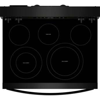 Whirlpool 30 Inch Electric Range with Air Cooking Technology: Black — thumbnail 5