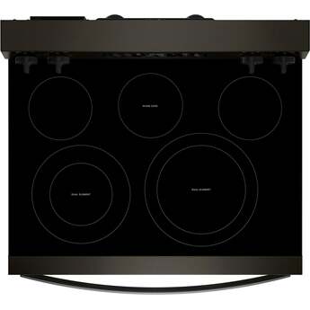 Whirlpool 30 Inch Electric Range with Air Cooking Technology: Black Stainless — thumbnail 14