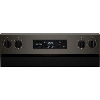 Whirlpool 30 Inch Electric Range with Air Cooking Technology: Black Stainless — thumbnail 15