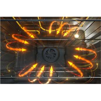 Whirlpool 30 Inch Electric Range with Air Cooking Technology: Black Stainless — thumbnail 18