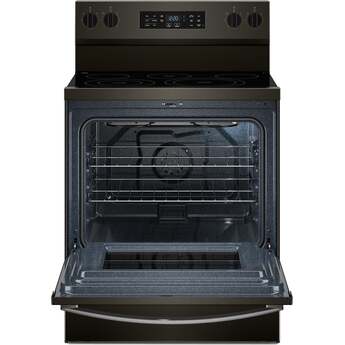 Whirlpool 30 Inch Electric Range with Air Cooking Technology: Black Stainless — thumbnail 23