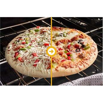 Whirlpool 30 Inch Electric Range with Air Cooking Technology: Black Stainless — thumbnail 5
