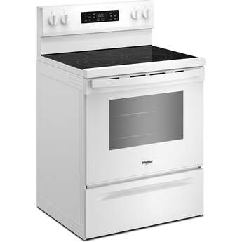 Whirlpool 30 Inch Electric Range with Air Cooking Technology: White — thumbnail 21