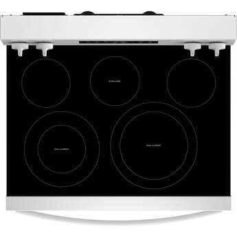 Whirlpool 30 Inch Electric Range with Air Cooking Technology: White — thumbnail 5