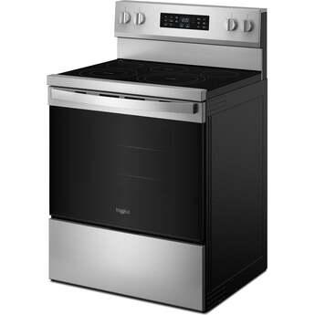 Whirlpool 30 Inch Electric Range with Air Cooking Technology: Fingerprint Resistant Stainless Steel — thumbnail 25
