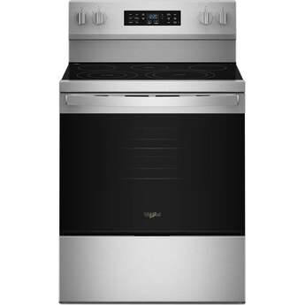 Whirlpool 30 Inch Electric Range with Air Cooking Technology: Fingerprint Resistant Stainless Steel — thumbnail 6
