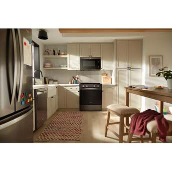 Whirlpool 30 Inch Electric Smart Range With Air Cooking Technology And Steam Clean: Fingerprint Resistant Stainless Steel — thumbnail 4