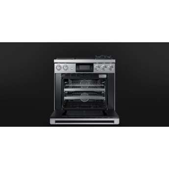 Dacor Modernist Pro 36" Stainless Steel Dual Fuel (NG) Sealed Burner Convection/Steam Oven Range with Griddle — thumbnail 2
