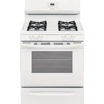 Frigidaire 30" White Gas Open Burner Range