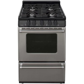 Premier PRO 24" Stainless Steel Gas Sealed Burner Range - ADA Compliant