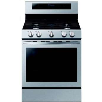 Samsung 30" Fingerprint Resistant Stainless Steel Natural Gas Sealed Burner Range - Convection