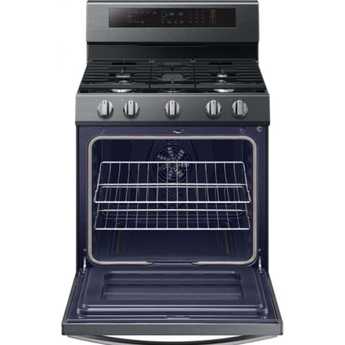 Samsung 30" Fingerprint Resistant Stainless Steel Natural Gas Sealed Burner Range - Convection — thumbnail 2